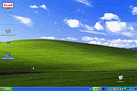 Mocha VNC in session with a Windows XP PC
